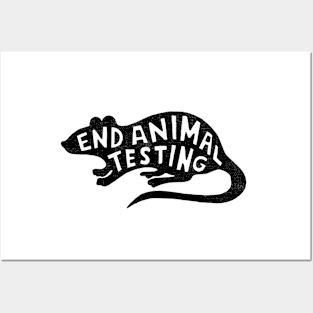 End animal testing Posters and Art